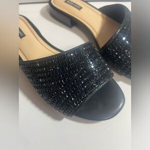Alex Marie Marilla Sandals 7.5 Embellished Rhinestones Sandals 7.5 Party black